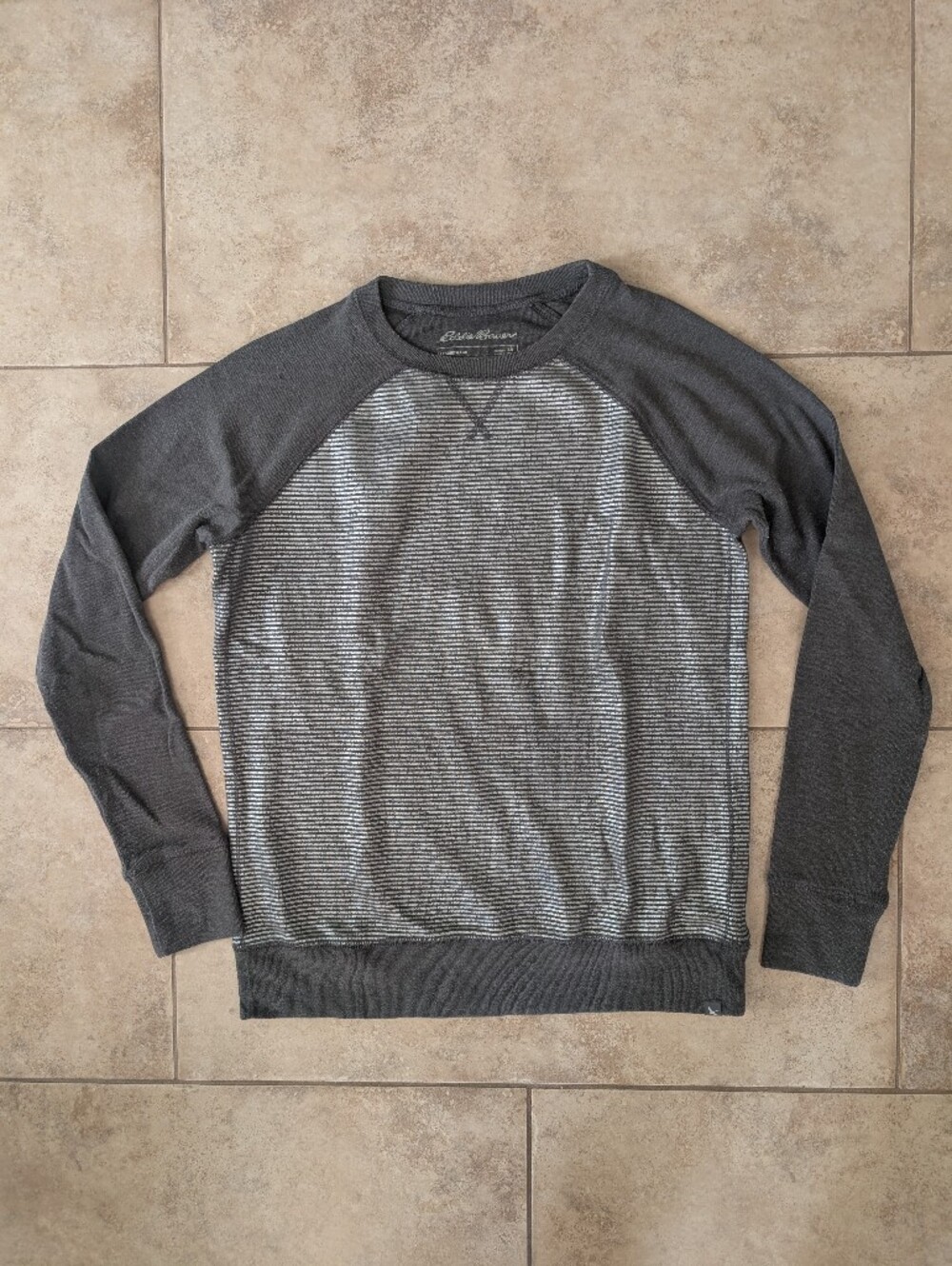 Eddie Bauer Gray Metallic Sweater